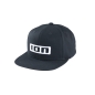 Preview: Produktbild ION Cap Logo Schwarz Ansicht schräg vorne