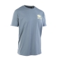 Preview: Produktbild ION Shirt Plam Huggers SS Men atlantic-blue/blau Ansicht Vorderseite