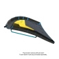 Preview: Produktbild Duotone Float 2025 Wing anthracite yellow Ansicht seitlich