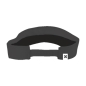 Preview: Produktbild Hurley Sunvisor Cadence Schwarz Ansicht Rückseite