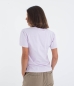 Preview: Produktbild Hurley Organic Script Only Tee T-Shirt lavender Fog Lila Damen Ansicht getragen Rückseite schräg