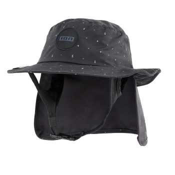 Produktbild ION Water Cap Beach Hat Schwarz Ansicht schräg vorne