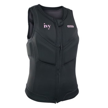 Produktbild ION Prallschutzweste Vest Ivy FZ Women Schwarz 2022 Ansicht schräg vorne