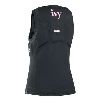 Produktbild ION Prallschutzweste Vest Ivy FZ Women Schwarz 2022 Ansicht schräg hinten