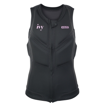 Produktbild ION Prallschutzweste Vest Ivy FZ Women Schwarz 2022 Ansicht vorne