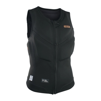 Produktbild ION Prallschutzweste Vest Ivy FZ Women Schwarz Ansicht schräg vorne