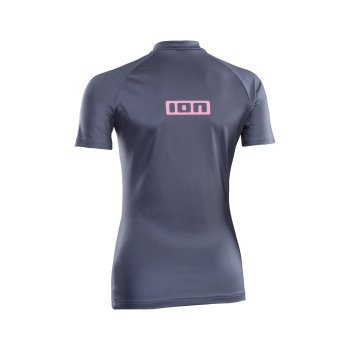 Preview: ProduktbilProduktbild ION Wetshirt Rashguard SS Damen Steel Blue Ansicht schräg hintenION Wetshirt SS Damen Black Ansicht schräg hinten