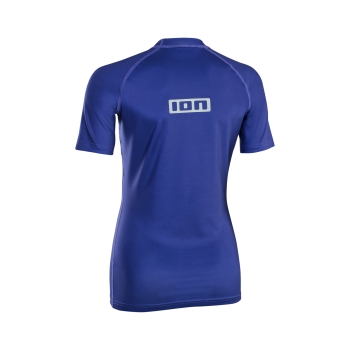 Preview: Produktbild ION Wetshirt Rashguard SS Damen Concord Blue Ansicht schräg hinten