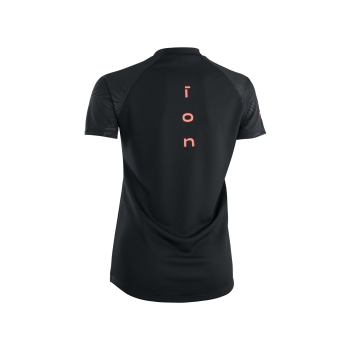 Preview: Produktbild ION Wetshirt SS Damen Black Ansicht schräg hinten