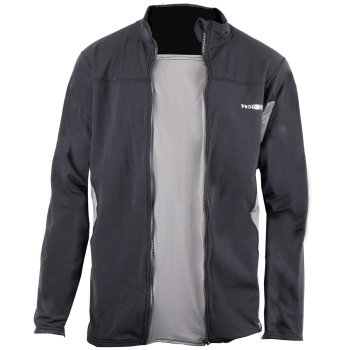 Preview: Produktbild ProLimit Quickdry Jacke Herren Black/Schwarz Ansicht geöffnet vorne