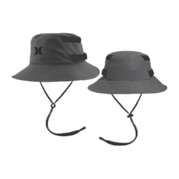 Produktbild Hurley 1999 Boonie Sonnenhut Black Schwarz Kinnband Übersicht