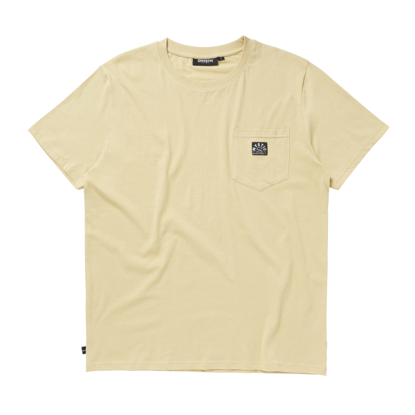 Produktbild Mystic the Pocket Tee Warm Sand T Shirt Ansicht Vorderseite