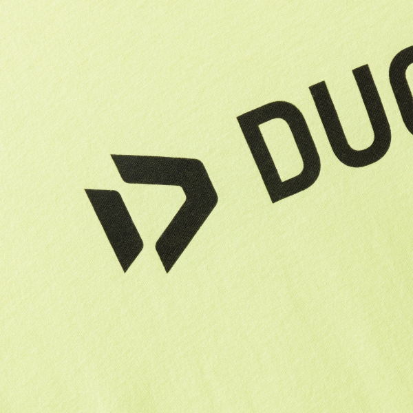 Produktbild Duotone T-Shirt Original sunny-lime/grün Detailaufnahme Schriftzug