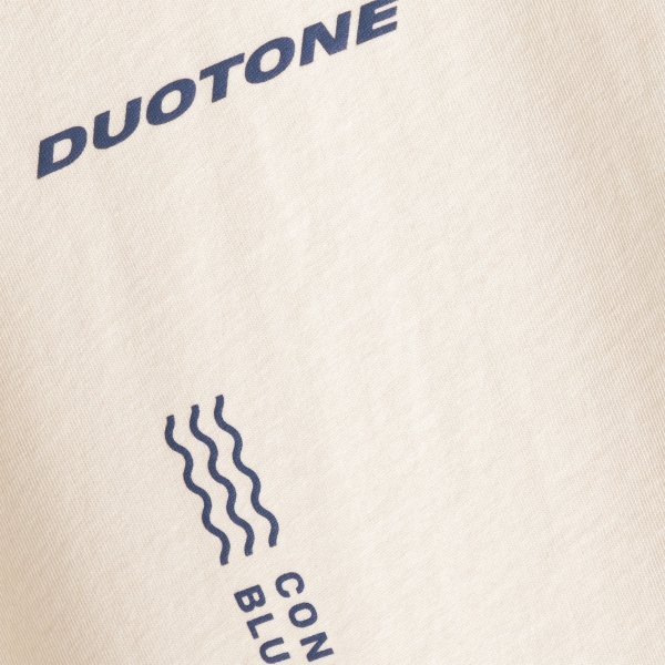 Produktbild Duotone T-Shirt Cyclone beige/undyed-cotton Ansicht Detailaufnahme Vorderseite
