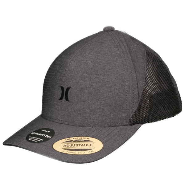 Produktbild Hurley Cap Phantom Mission Hat Black Schwarz Ansicht schräg vorne