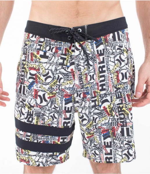 Produktbild Hurley Phantom Eco S1 Block Party 18 Boardshort Ansicht Vorderseite