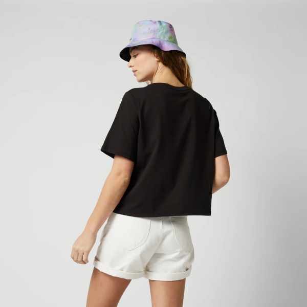 Produktbild Mystic Holocene T-Shirt Women Black/Schwarz Ansicht Rückseite getragen