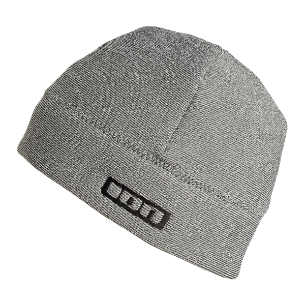 Produktbild ION Neoprenbeanie Wooly Grey Melange Grau Ansicht schräg vorne