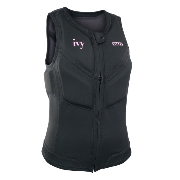 Produktbild ION Prallschutzweste Vest Ivy FZ Women Schwarz 2022 Ansicht schräg vorne
