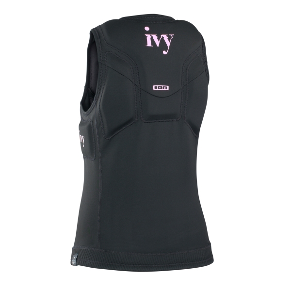 Produktbild ION Prallschutzweste Vest Ivy FZ Women Schwarz 2022 Ansicht schräg hinten
