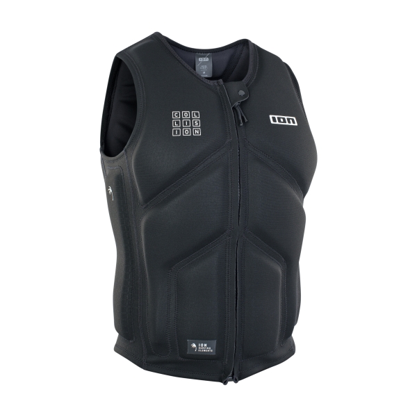 Produktbild ION Prallschutzweste Collision Vest Core Fzip Black Ansicht schräg vorne