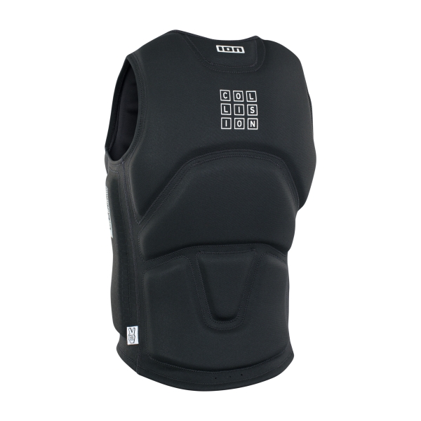 Produktbild ION Prallschutzweste Collision Vest Core Fzip Black Ansicht schräg hinten