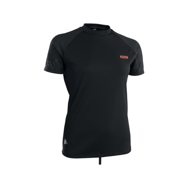 Produktbild ION Wetshirt SS Damen Black Ansicht schräg vorne
