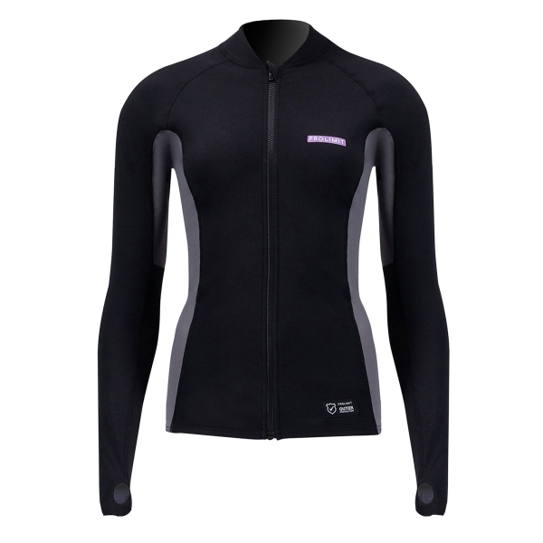 Produktbild ProLimit Quickdry Jacke Damen Lavender Ansicht geschlossen vorne