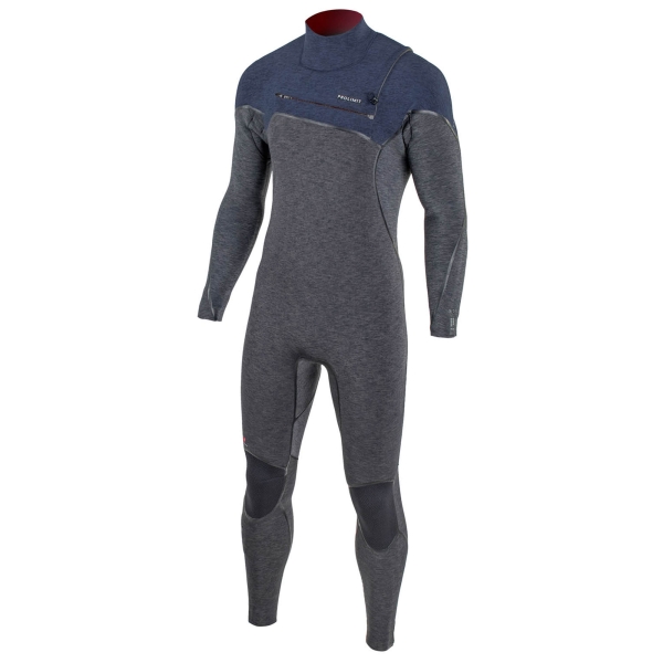 Produktbild ProLimit Neoprenanzug Herren Mercury Free-x 6/4 Black/Blue Frontzip Ansicht schräg vorne