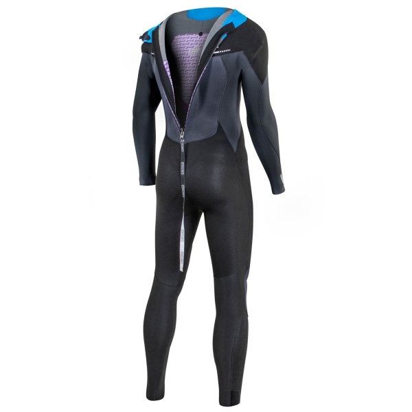 Produktbild ProLimit Neoprenanzug Herren Fusion Steamer 5/3 Backzip Ansicht schräg hinten geöffnet