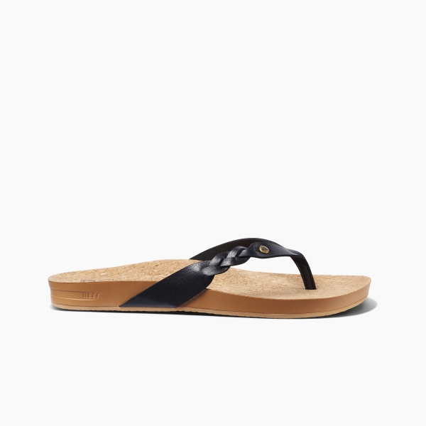 Produktbild Reef Damen Cushion Court Twist Black Ansicht rechter Schuh Außenseite