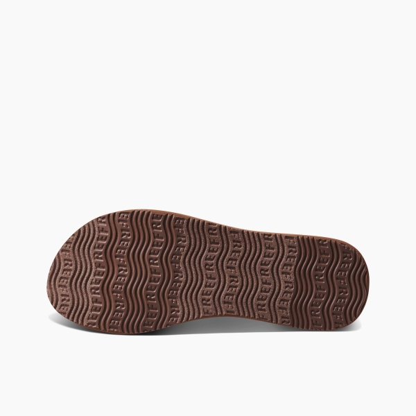 Produktbild Reef Damen Cushion Sands Espresso Ansicht rechter Schuh Sohle