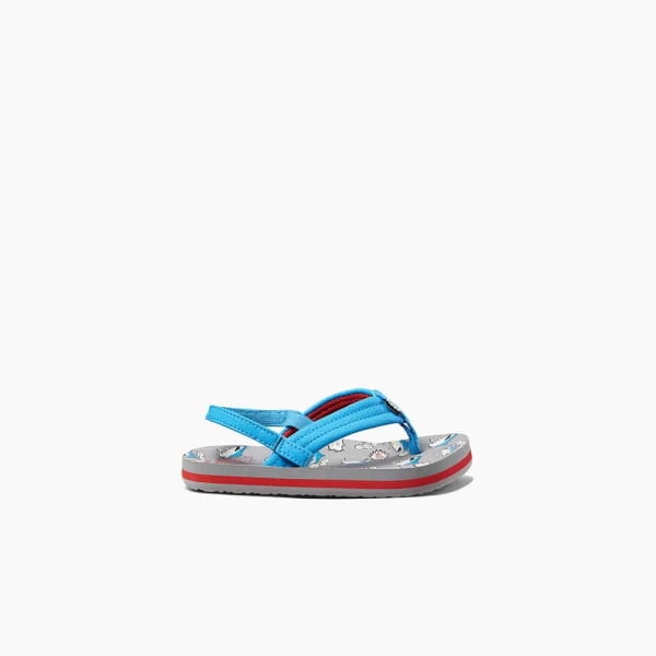 Produktbild Reef Little Ahi Nom Nom Ansicht rechter Schuh Außenseite