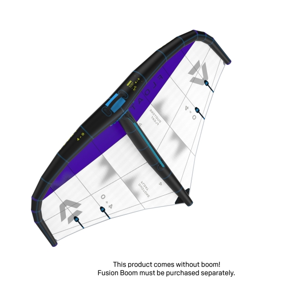 Produktbild Duotone Float 2025 Wing undyed violet Ansicht Unterseite schräg