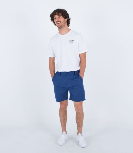 Produktbild Hurley Phantom Heather Walkshort Obsidian Blau Boardshort Ansicht vorne getragen